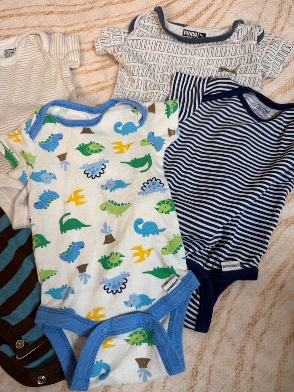 Assorted Baby Onesies – 0–3 Months